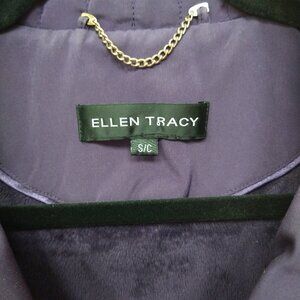 Ellen Tracy quilted Purple coat